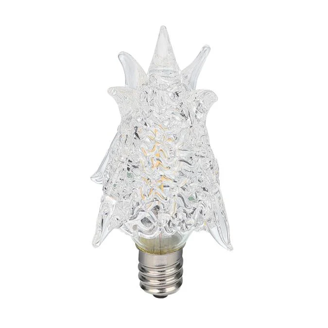 0.6 Watt Star Dimmable Filament LED Light Bulb, 3000K Clear E12 (Candelabra) Base - Image 4