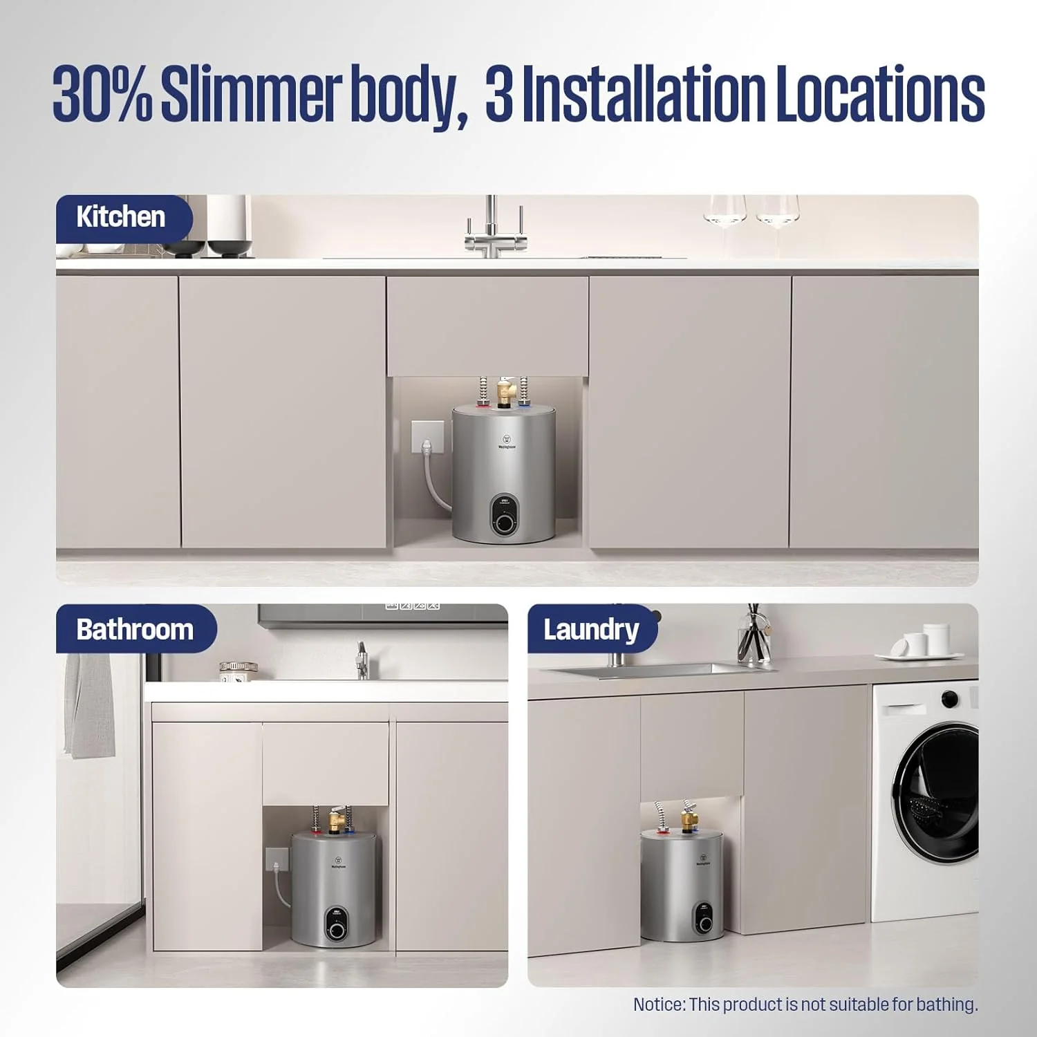 1.5 Gallon Electric Mini Tank Water Heater - Image 7