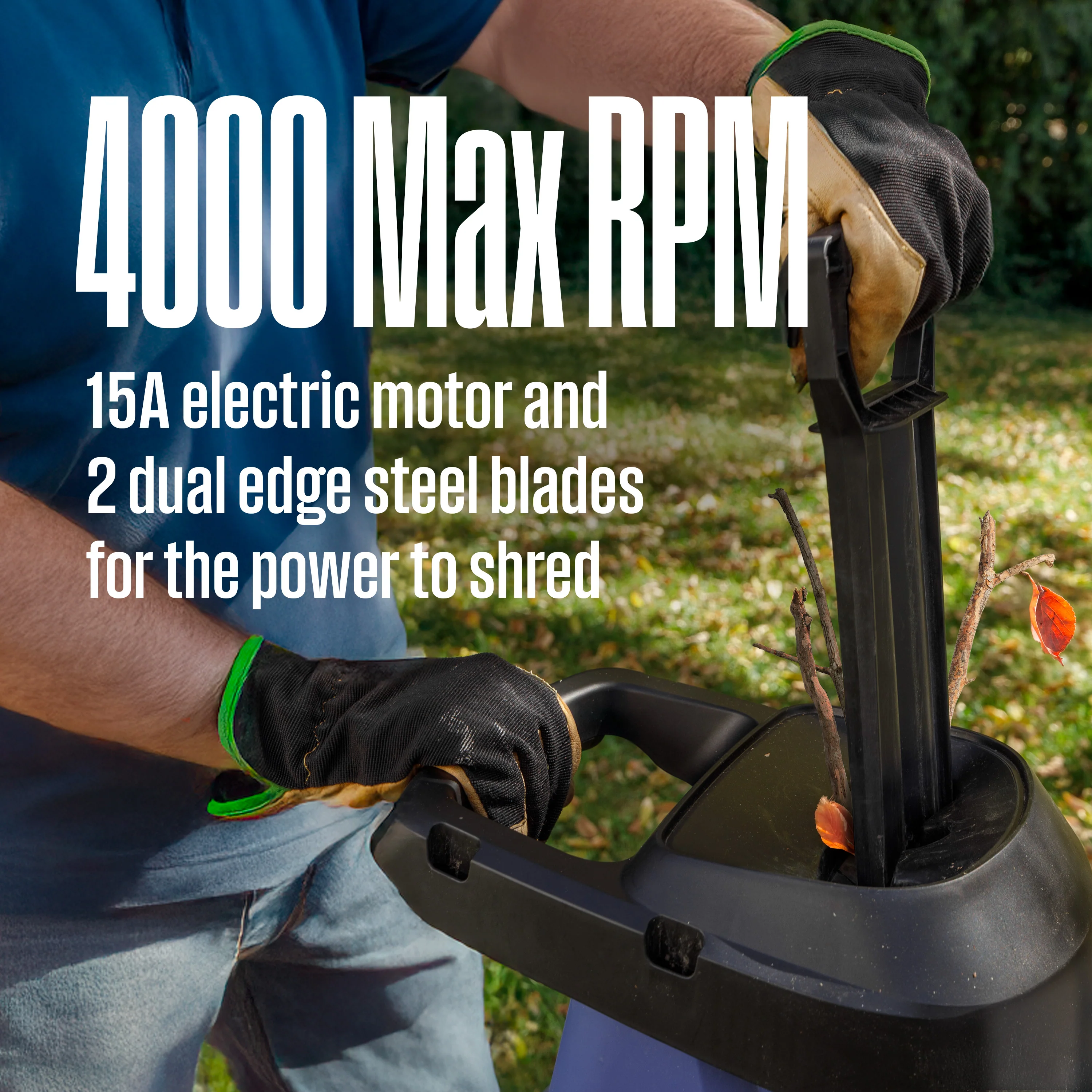 1.7 Inch Capacity Shredder Chipper - Image 7