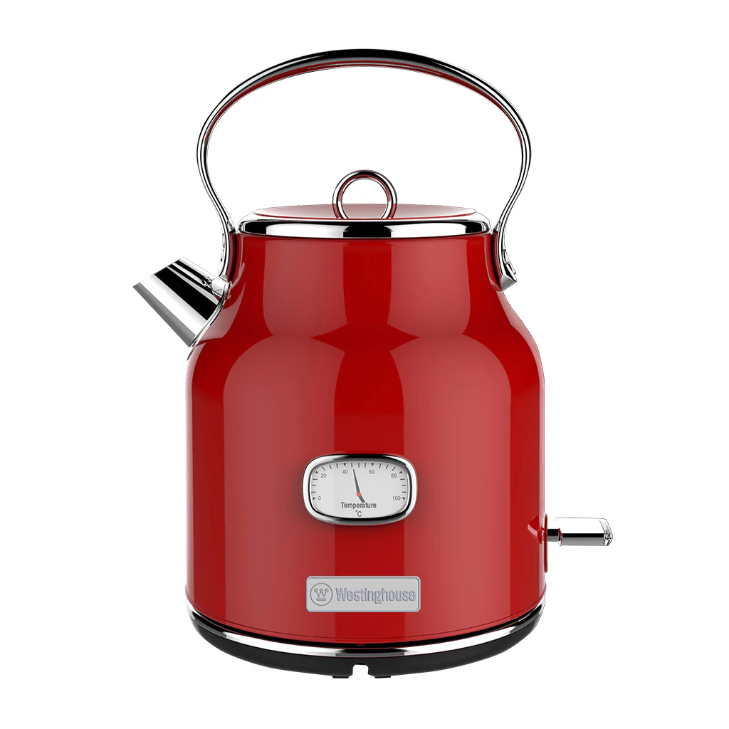1.7L Retro Series Electric Kettle - Red
