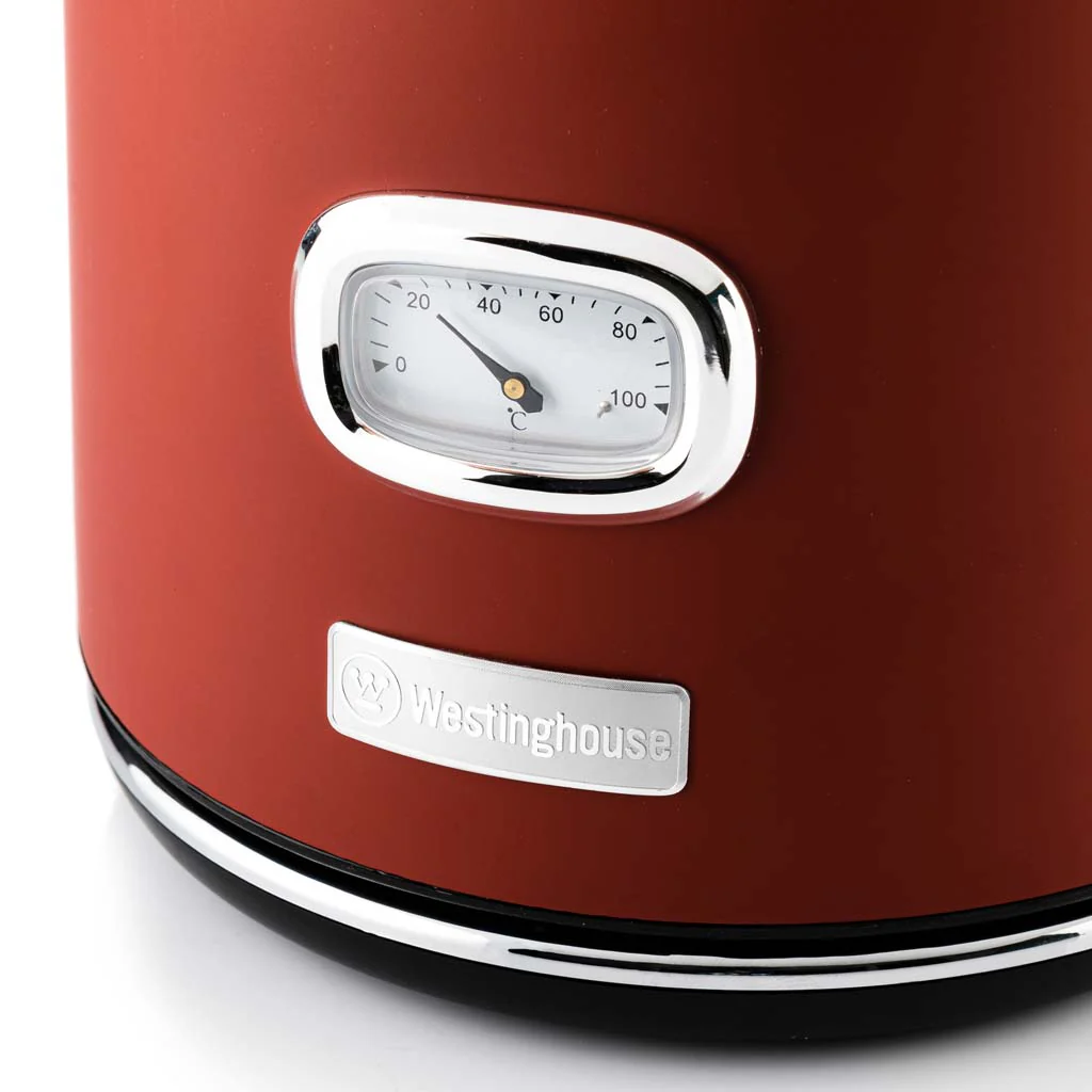 1.7L Retro Series Electric Kettle - Red - Image 2