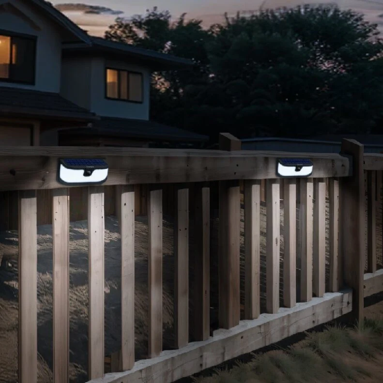 1200 Lumen Solar Security Light Set, 2 Pack - Image 4