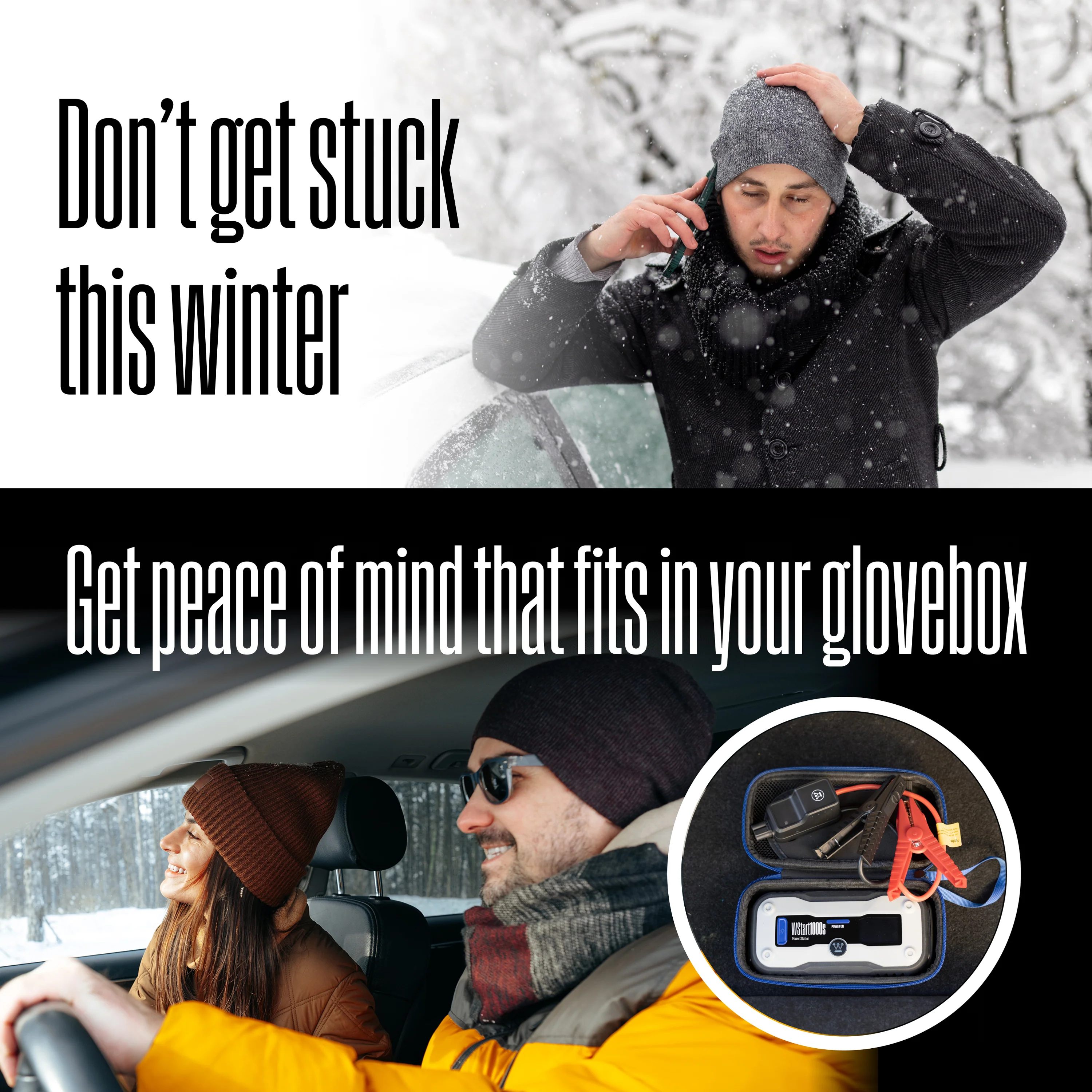 1500A Portable Car Battery Jump Starter Power Bank - Image 2