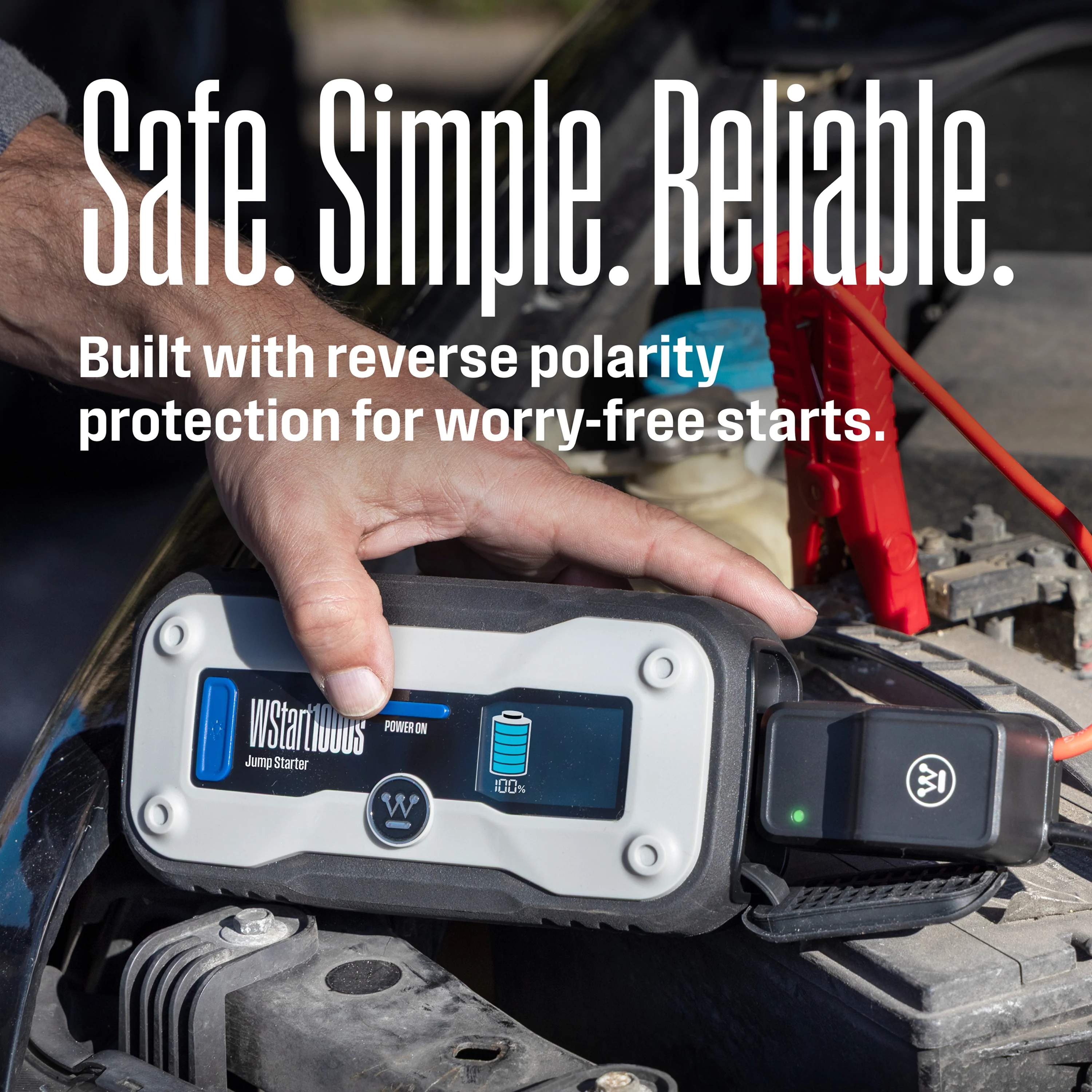 1500A Portable Car Battery Jump Starter Power Bank - Image 6