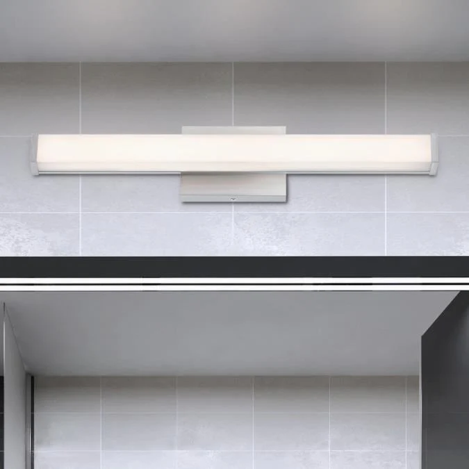 15W Dermot 1 Light LED Wall Fixture, Brushed Nickel Finish - Image 9