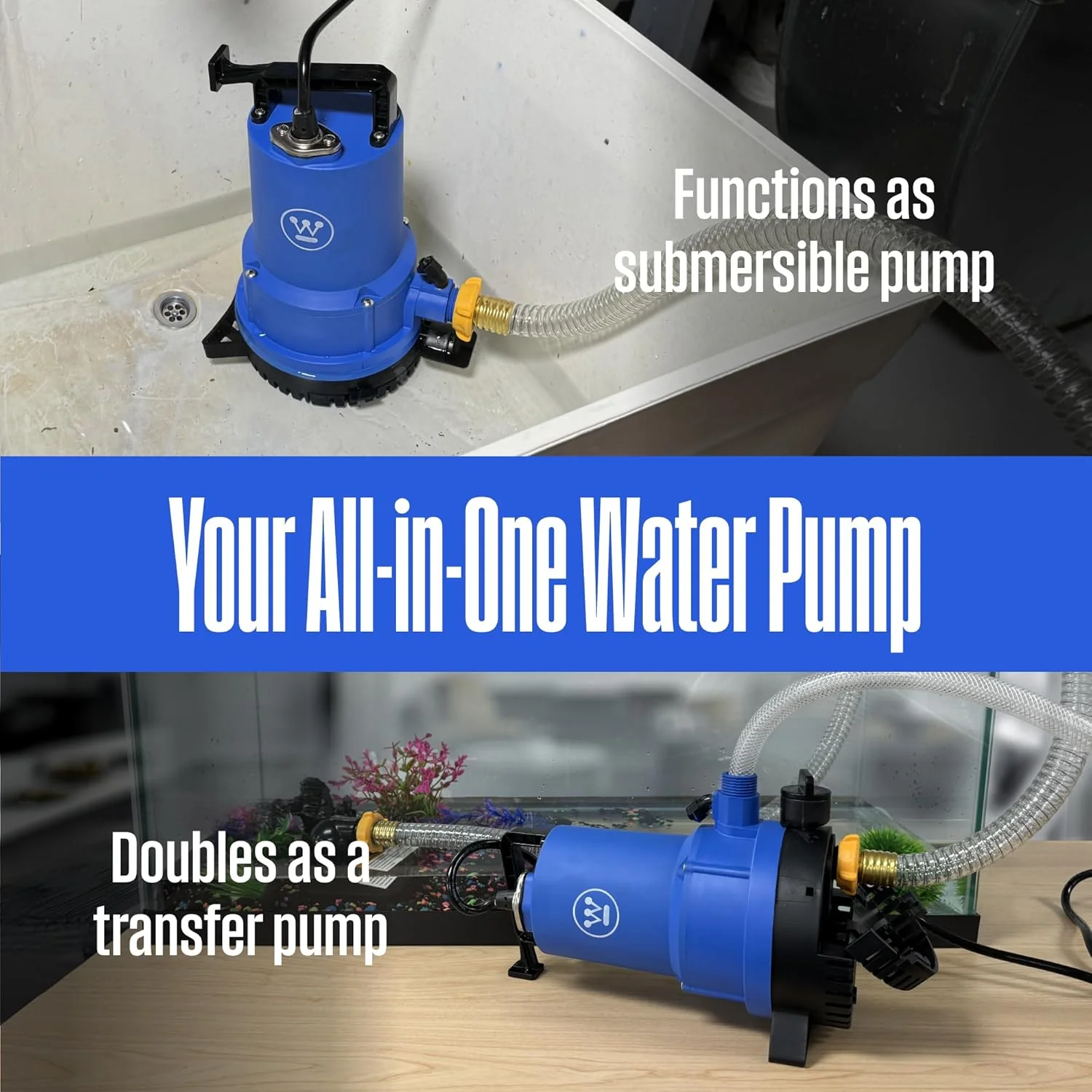 2 in 1 Utility Pump 1/4 HP - Image 3
