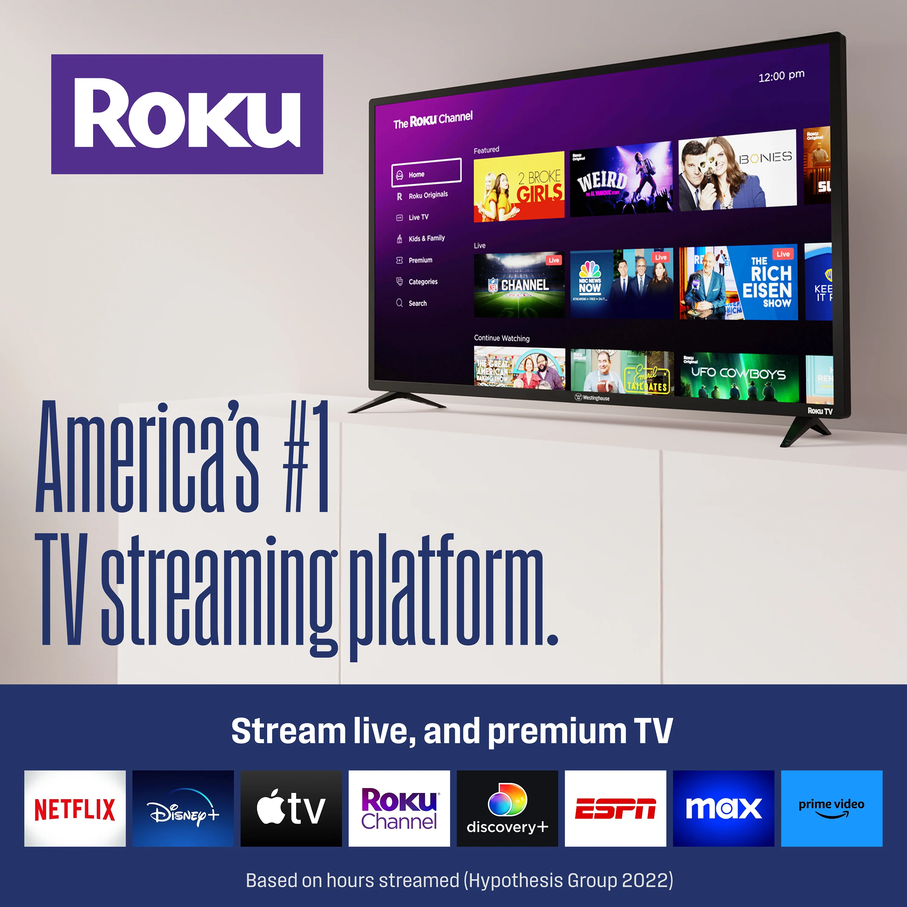 24″ HD Smart Roku TV - Image 2