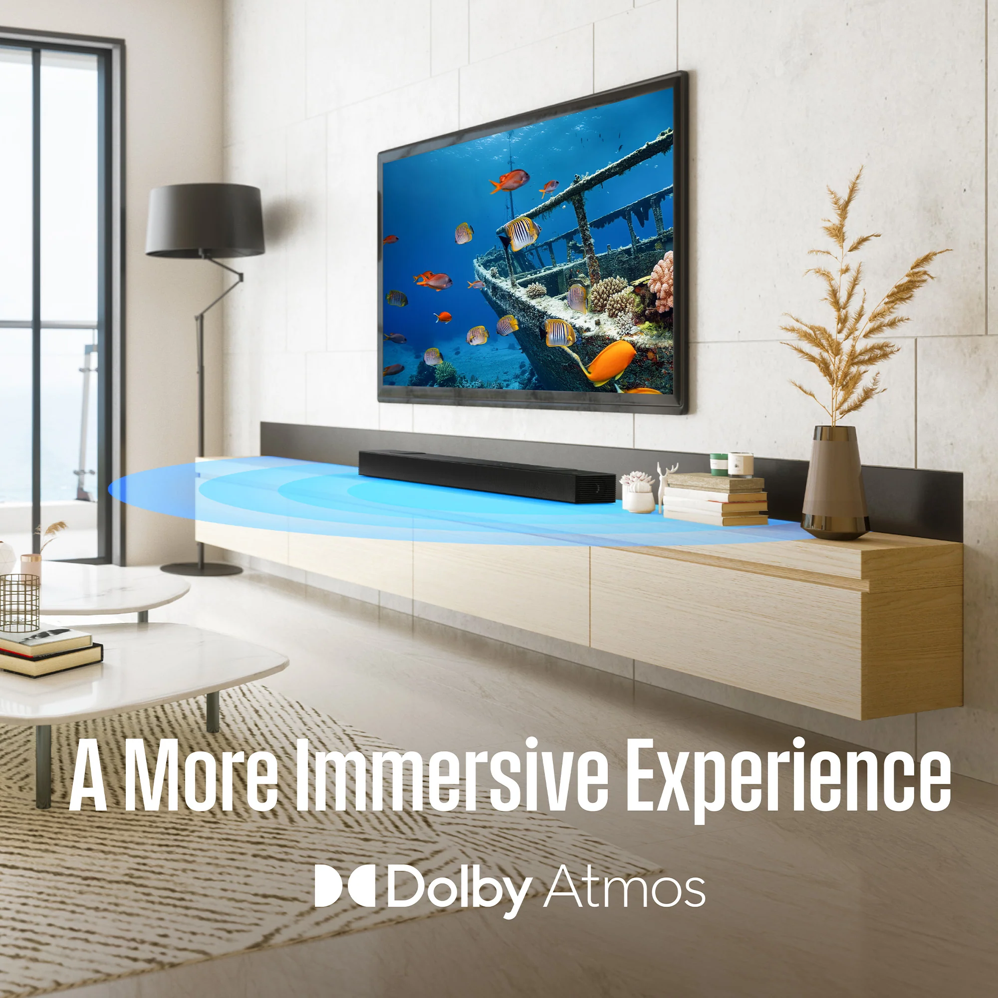 3.1.2 Channel All-In-One Soundbar with Built in Subwoofer - Image 4