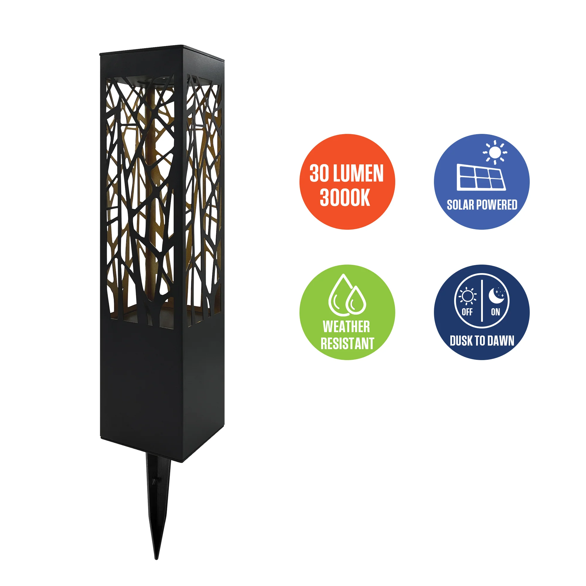 30 Lumen Solar Bollard Path Light, Set of 5 - Image 5