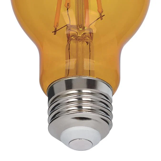 4.5 Watt (40 Watt Equivalent) A19 Filament LED Light Bulb, Yellow - Image 10