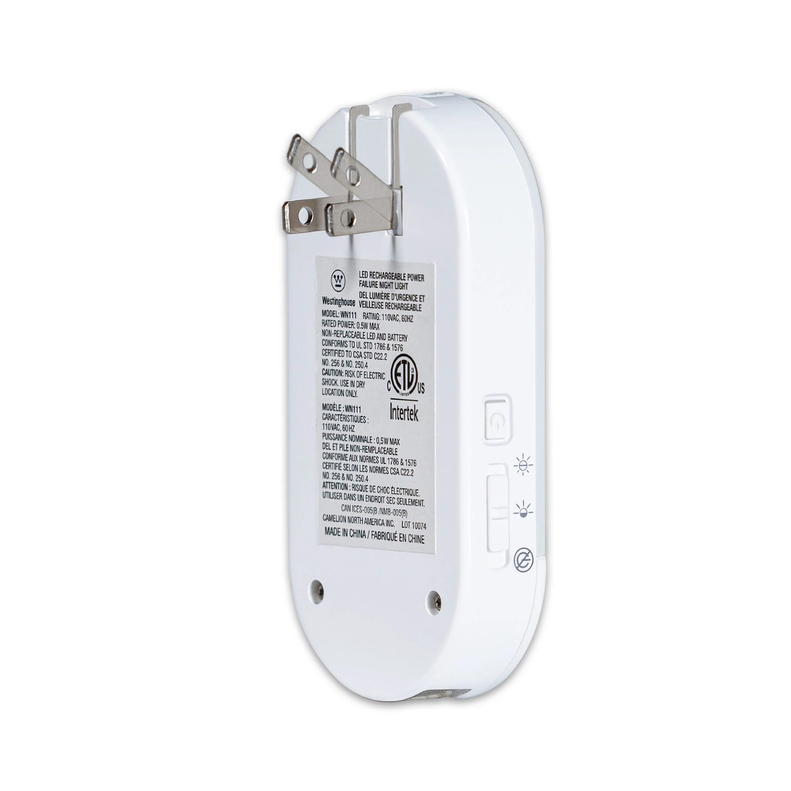 4-in-1 Rechargeable Power Failure LED Night Light - Image 3