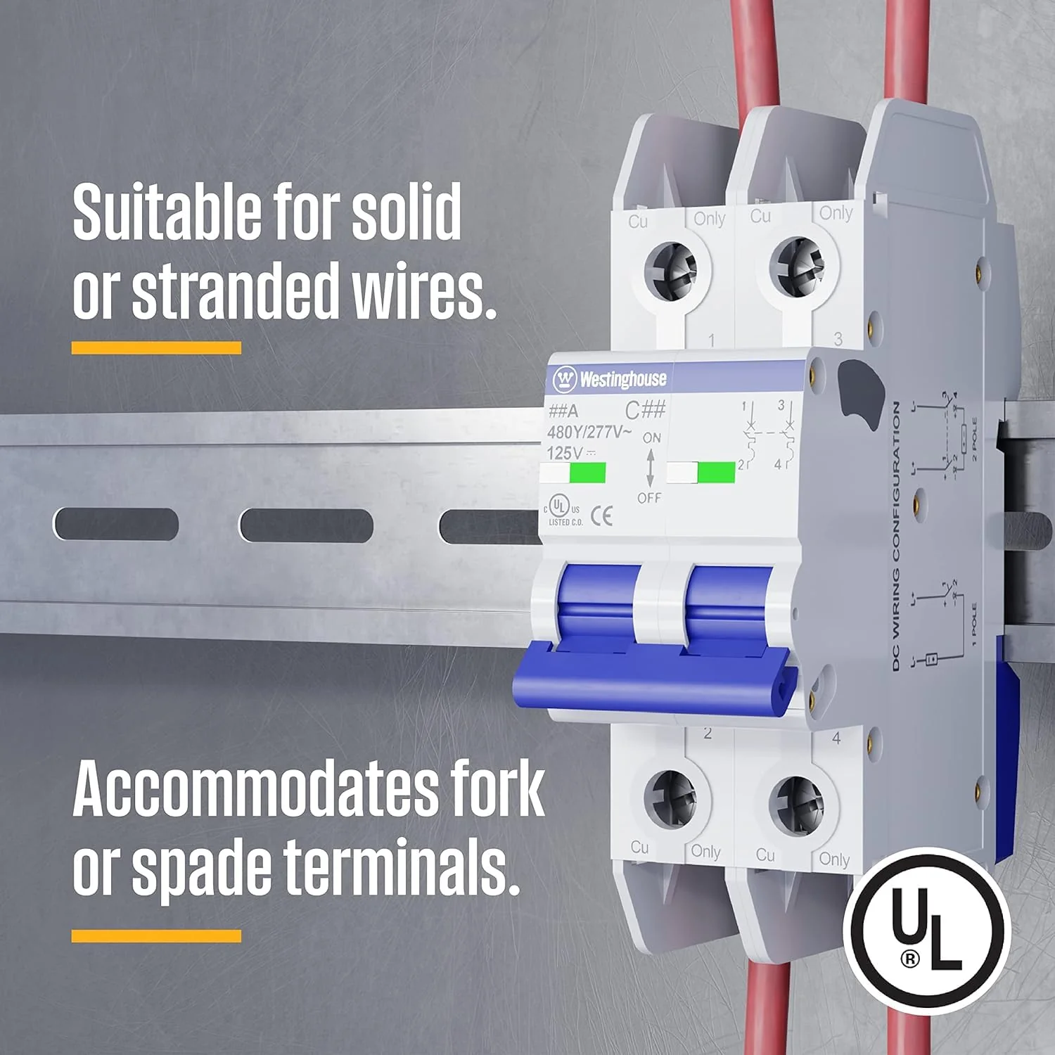 40A 2 Pole Miniature Circuit Breaker C Curve - Image 5