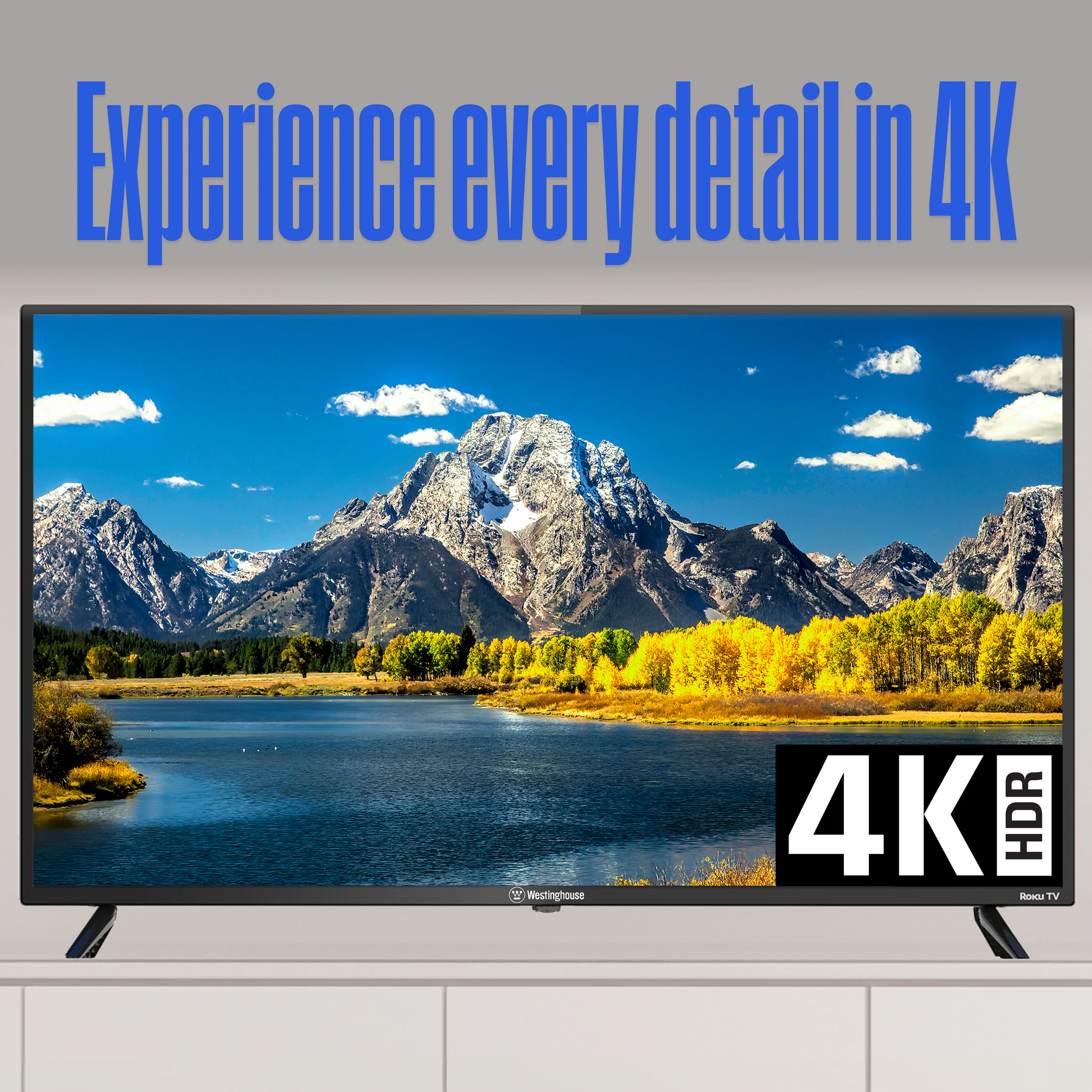 43" 4K Ultra HD Smart Roku TV with HDR - Image 2