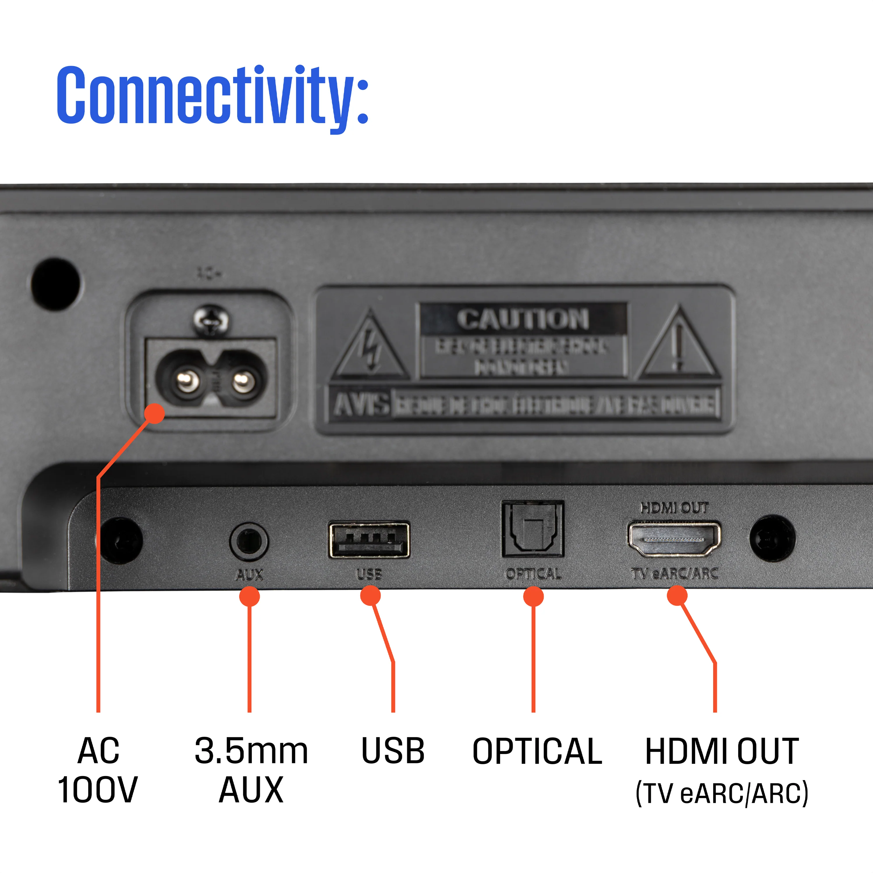 5.1.2 Channel Soundbar with Subwoofer - Image 8