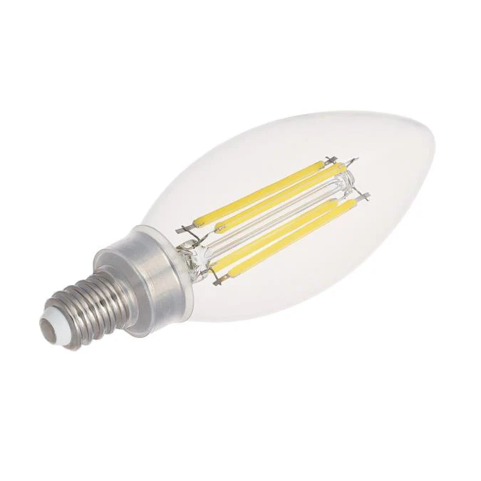 5.5 Watt (100 Watt Equivalent) B11 Dimmable Filament LED Light Bulb - Image 2