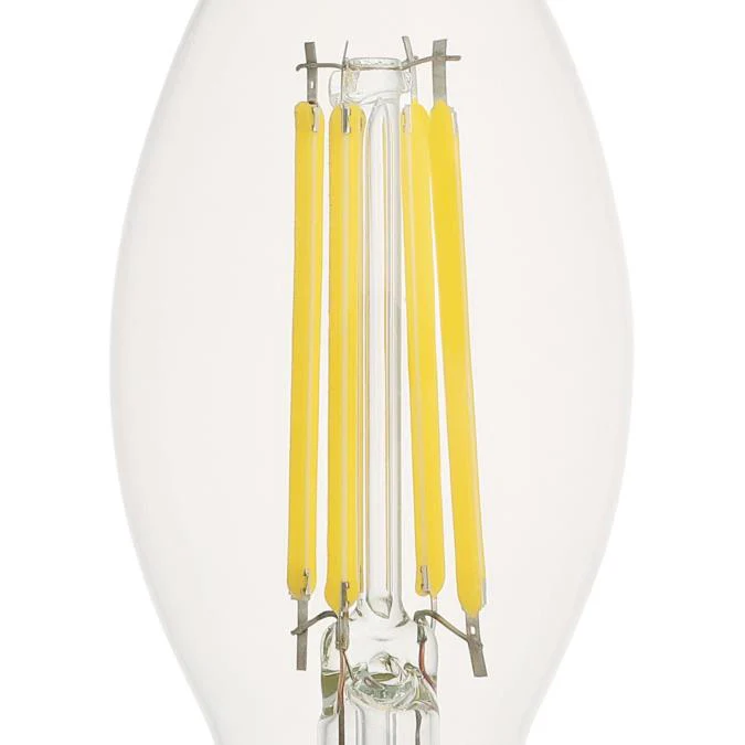5.5 Watt (100 Watt Equivalent) CA11 Dimmable Filament LED Light Bulb - Image 8