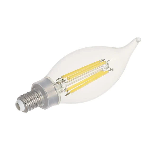 5.5 Watt (100 Watt Equivalent) CA11 Dimmable Filament LED Light Bulb - Image 2