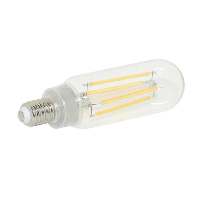 5W T8 Filament LED Dimmable Clear 2700K E12 (Candelabra) Base - Image 2