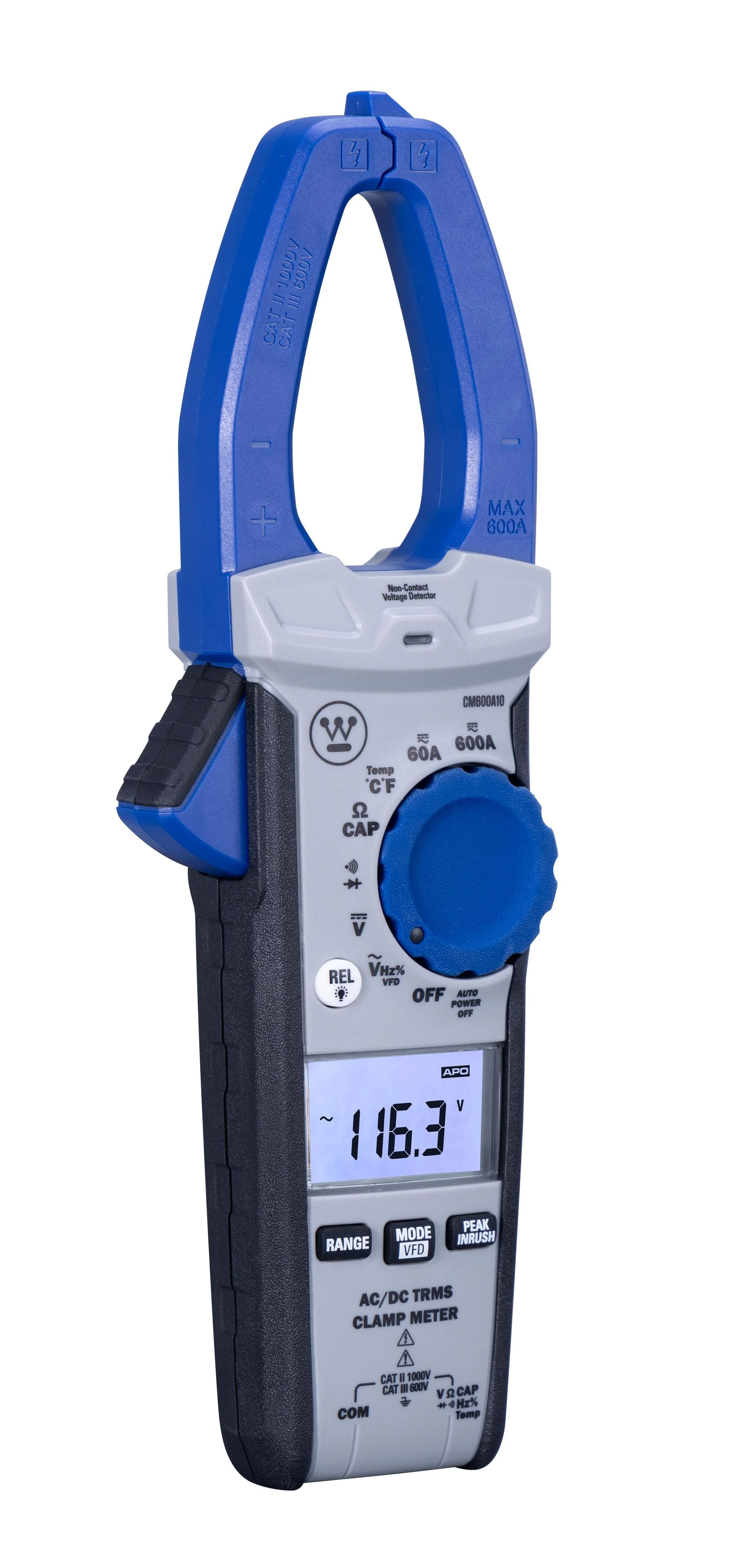 600A True RMS Auto ranging Clamp Meter - Image 3