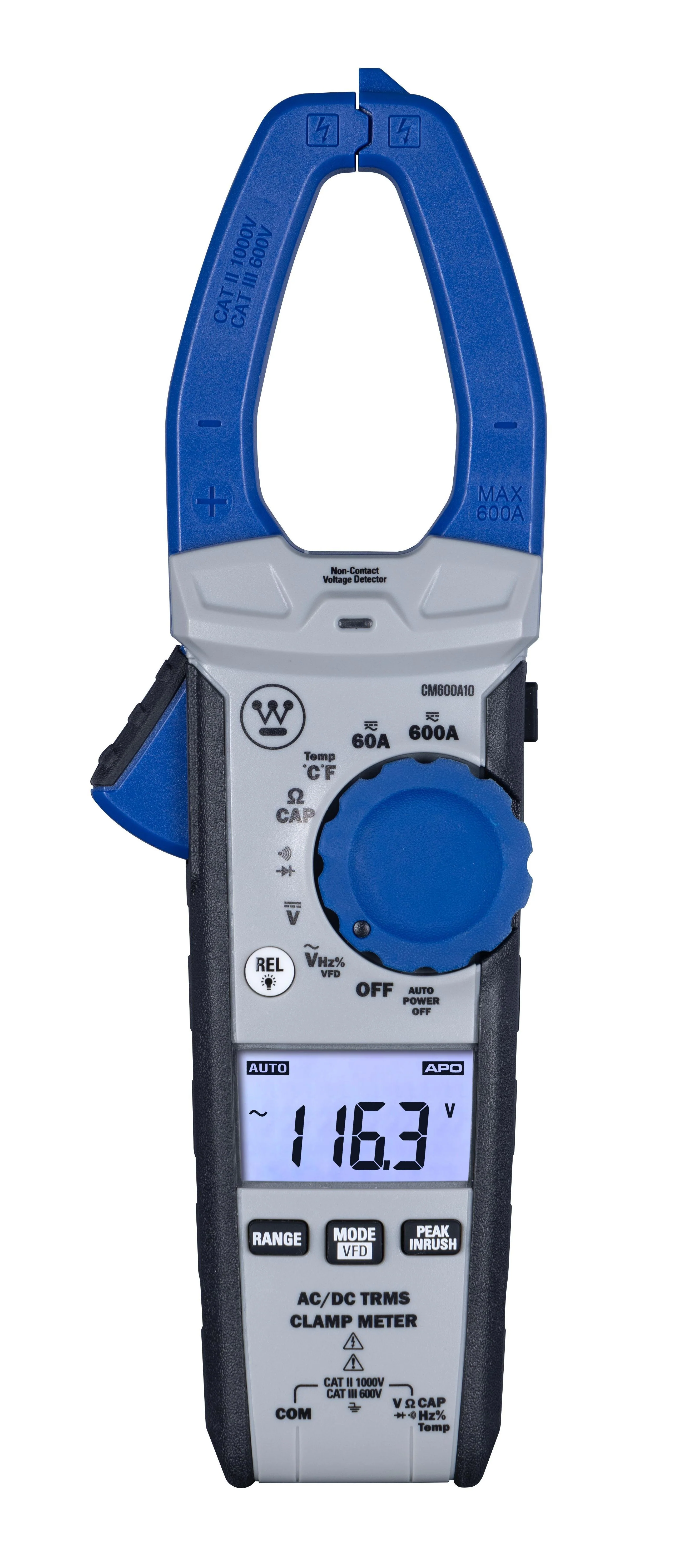 600A True RMS Auto ranging Clamp Meter - Image 4
