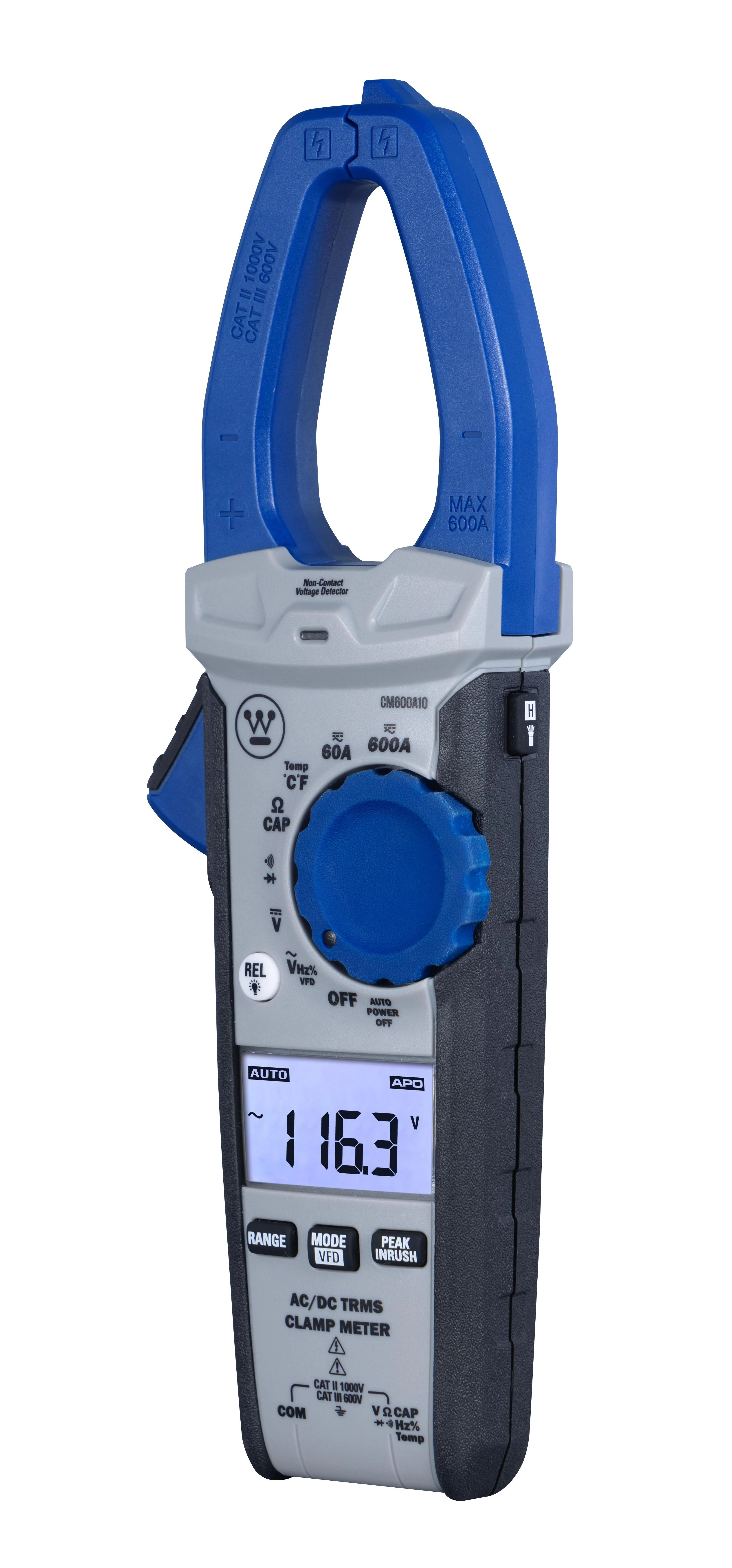 600A True RMS Auto ranging Clamp Meter - Image 5