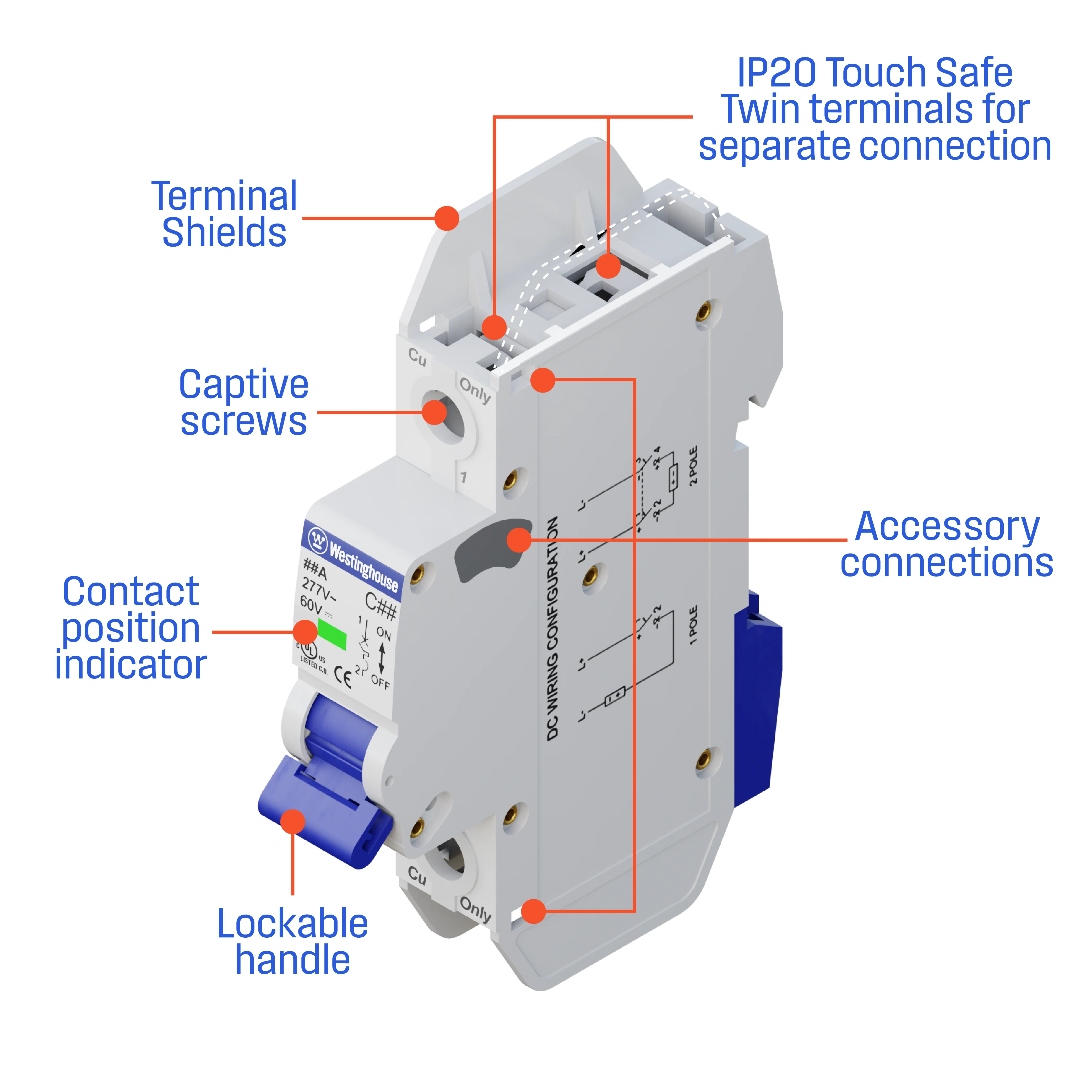 6A 1 Pole Miniature Circuit Breaker C Curve - Image 9