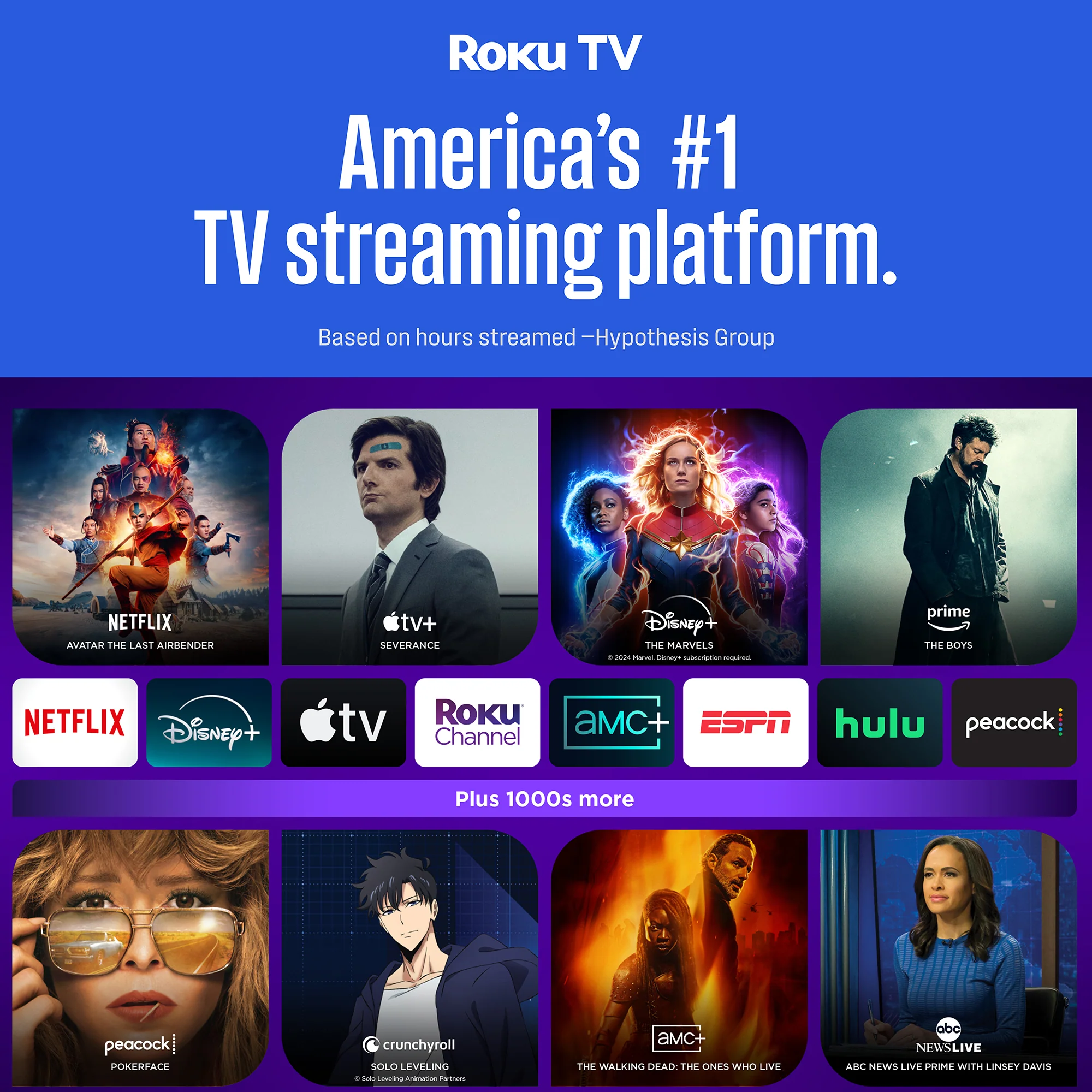 75″ Edgeless QLED 4K UHD Roku TV with Voice Remote - Image 3