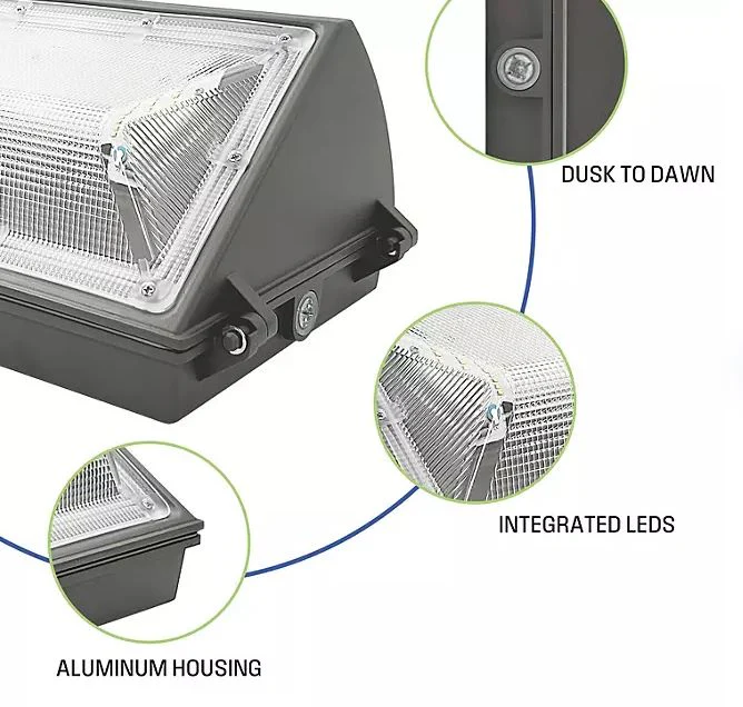 8000 Lumen LED Wall Pack Light - Image 5