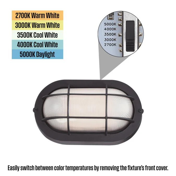 9 Inch, 6-Watt Dimmable LED Outdoor Wall Fixture - Image 7