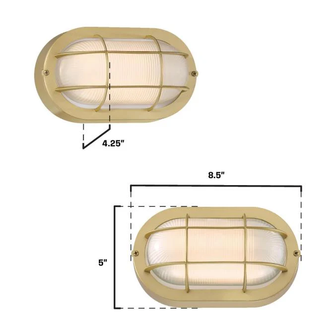 9 Inch, 6-Watt Dimmable LED Outdoor Wall Fixture - Image 8