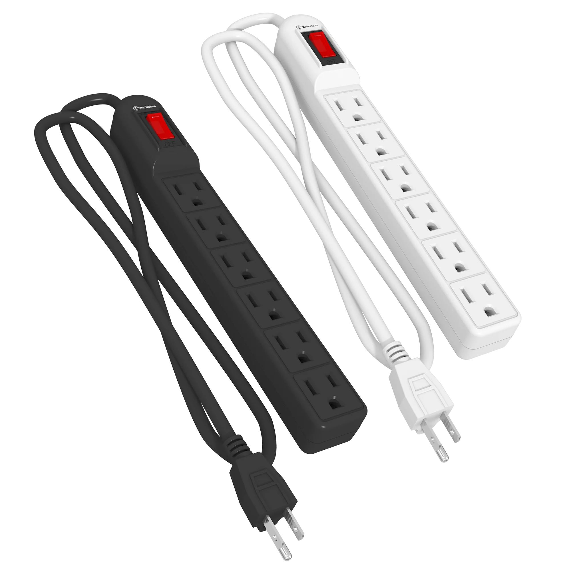 2pk 90J 6-0ut Surge Strips