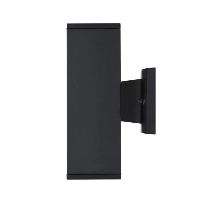 Nottawa Dimmable LED Up and Down Light Wall Fixture, Black Finish - Image 2