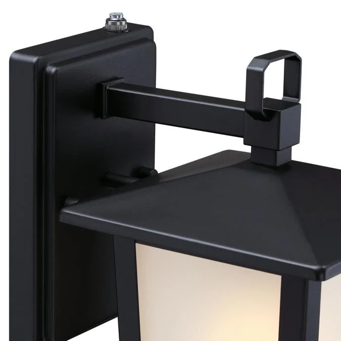 Bedingfield 7 Inch, One-Light Matte Black Outdoor Wall Fixture with Dusk to Dawn Sensor - Image 9