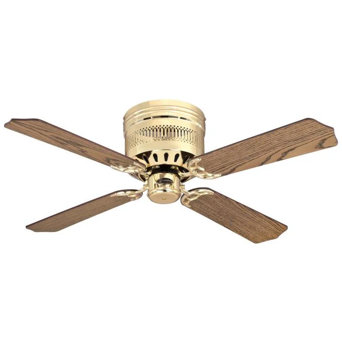 Casanova Supreme 42-Inch Four-Blade Indoor Ceiling Fan, Polished Brass Finish with LED Light Fixture - Image 9