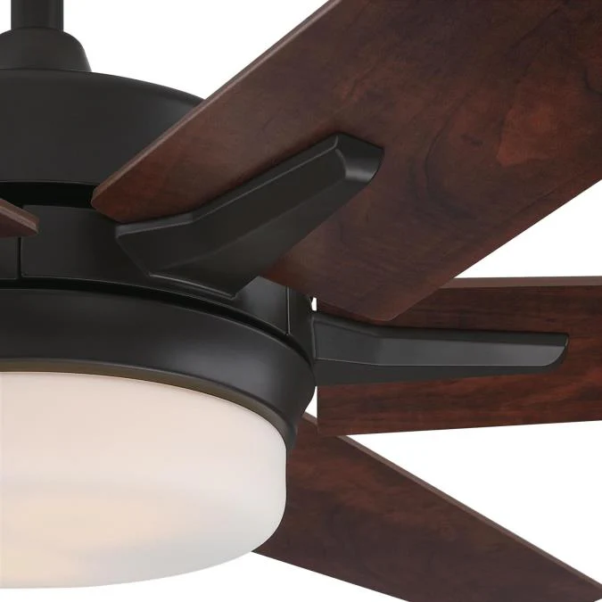 Cayuga 60-Inch Six-Blade Indoor Smart WiFi Ceiling Fan, Black-Bronze Finish with Dimmable LED Light Fixture, Remote Control Included - Image 7