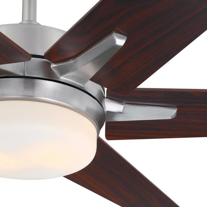 Cayuga 60-Inch Six-Blade Indoor Smart WiFi Ceiling Fan, Brushed Nickel Finish with Dimmable LED Light Fixture, Remote Control Included - Image 6