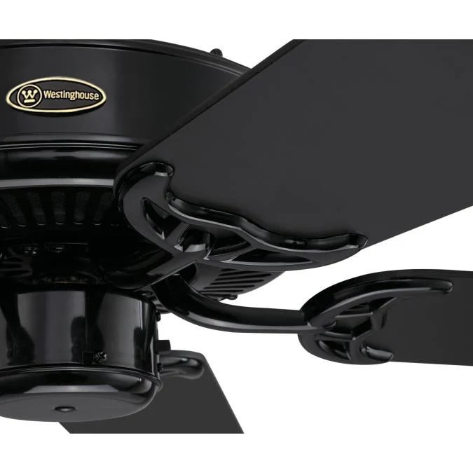 Contractor's Choice 52-Inch Five-Blade Indoor Ceiling Fan, Black Finish - Image 5