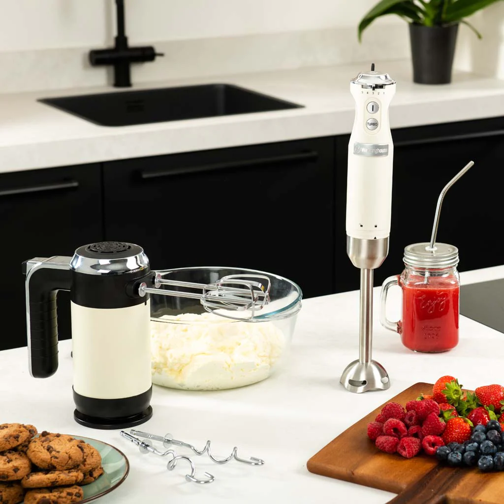 Retro Series Hand Mixer - White - Image 5