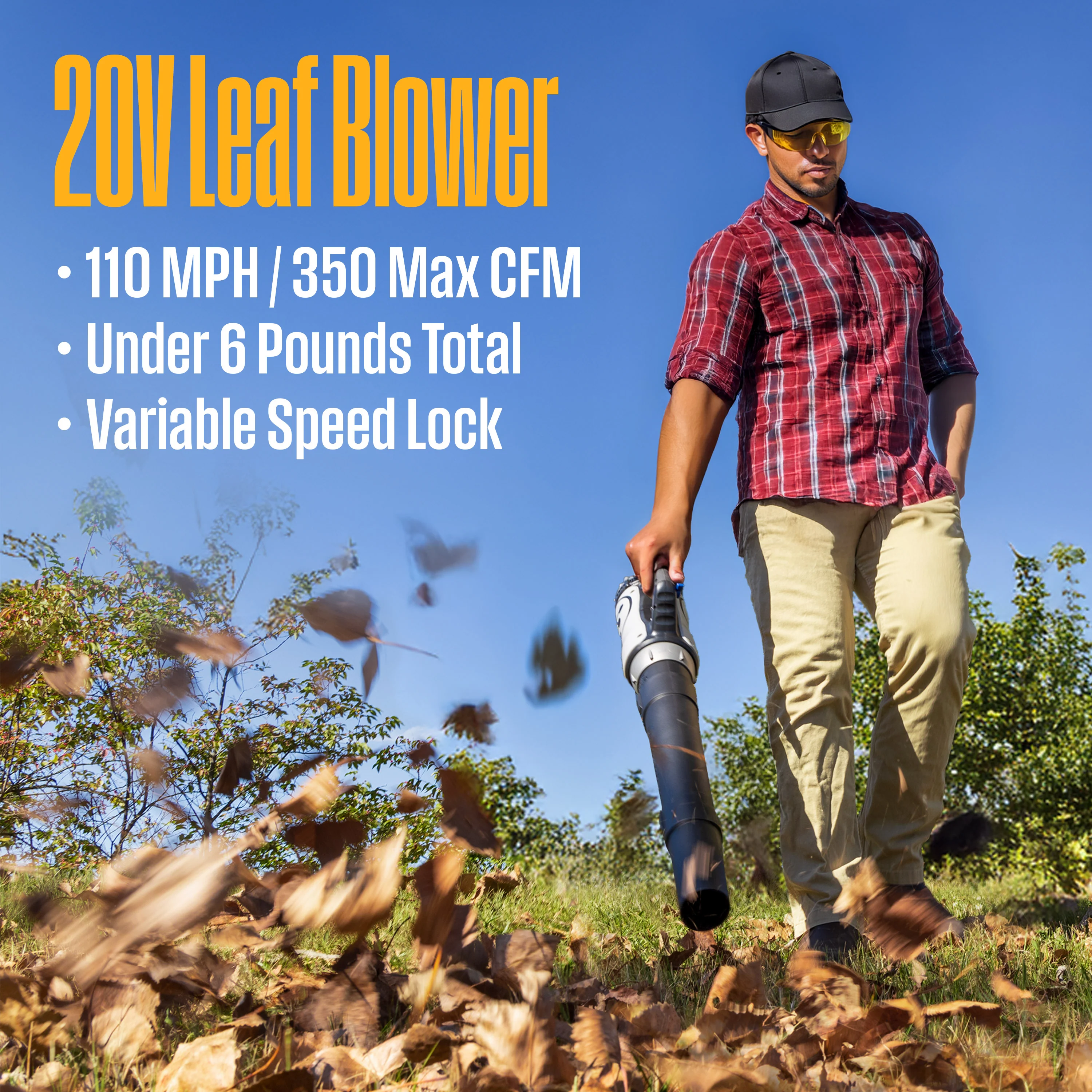 Cordless 20V Leaf Blower/Hedge Trimmer/String Trimmer Kit - Image 4