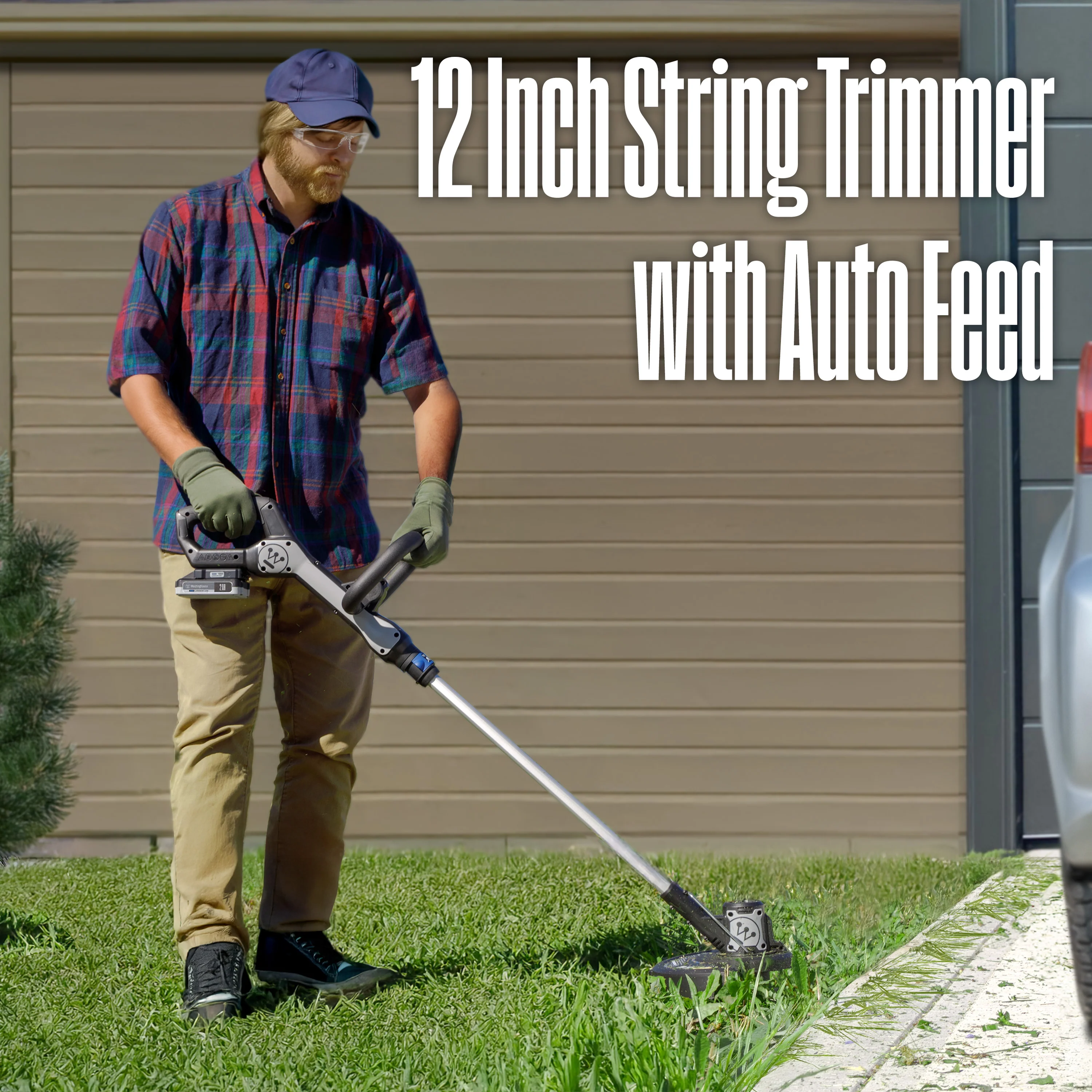 Cordless 20V String Trimmer - Tool Only - Image 3