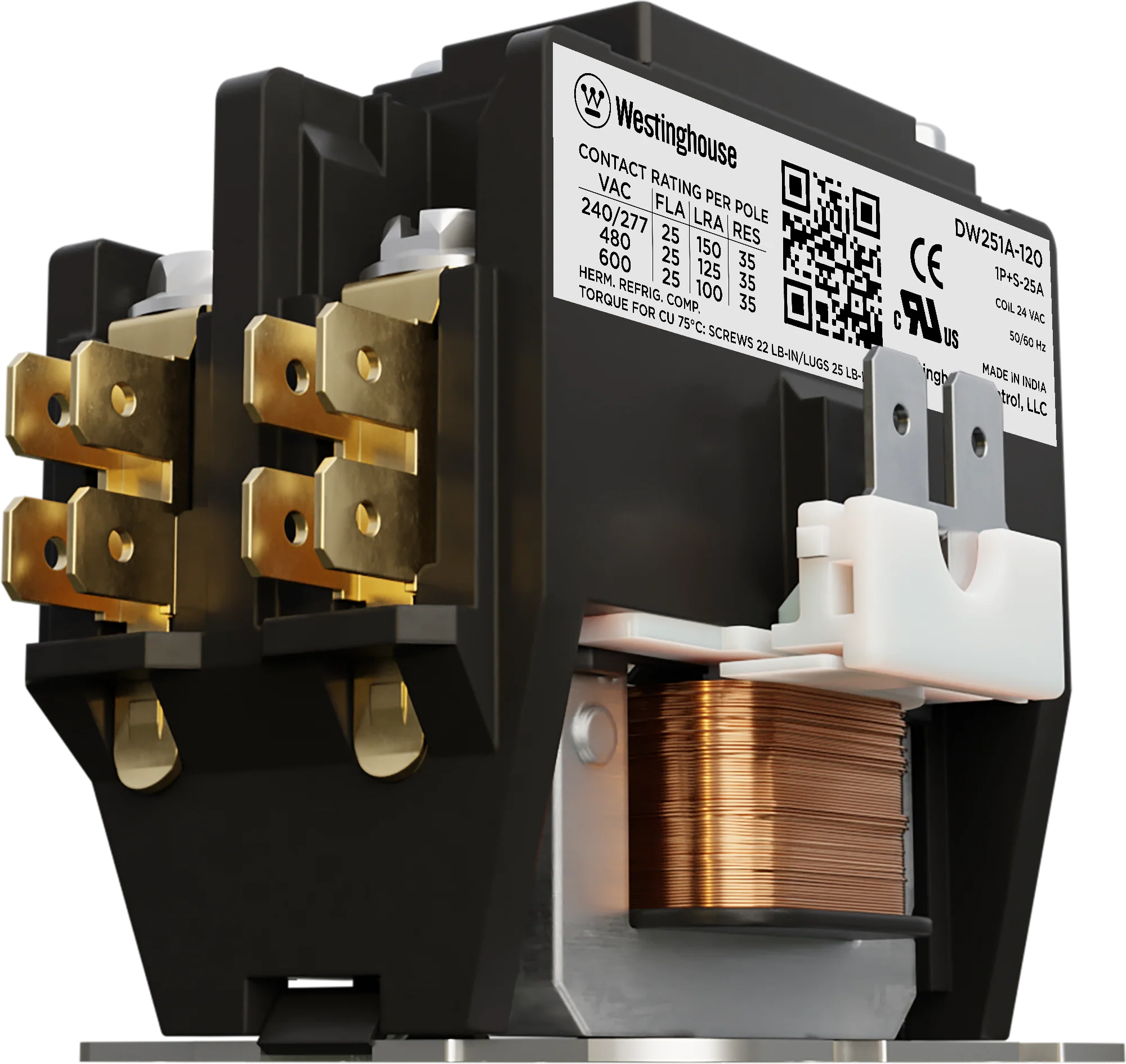 Definite Purpose Contactor 25 Amp 1 Pole 24V Coil