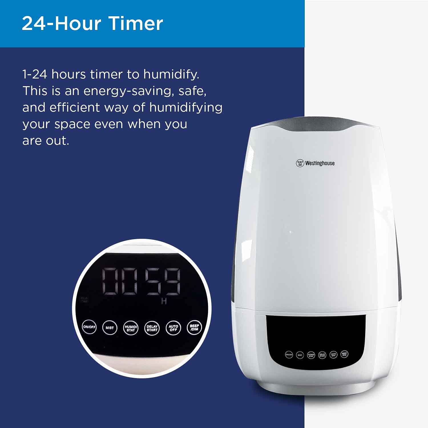 Digital Cool Mist Ultrasonic Humidifier - Image 3