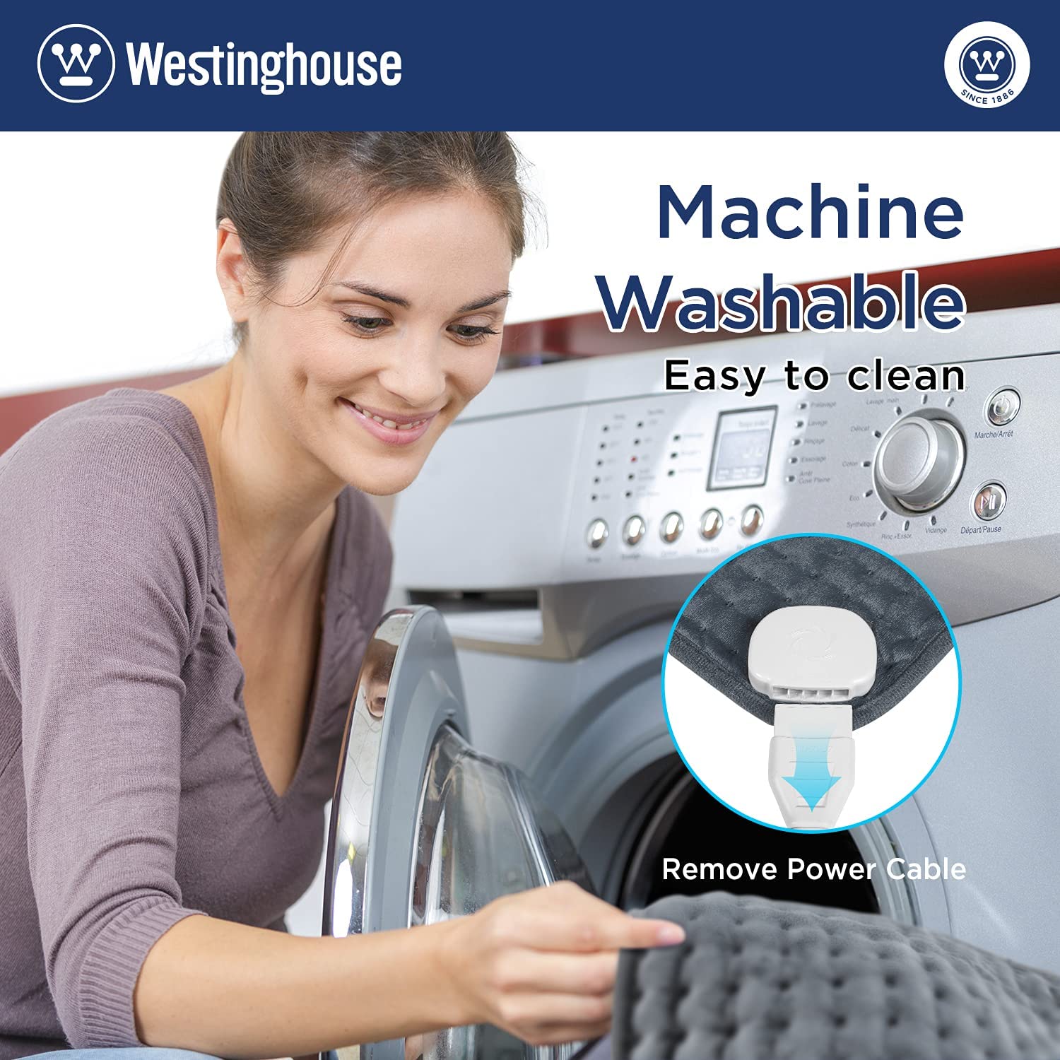 Electric Heating Pad Grey - Image 3