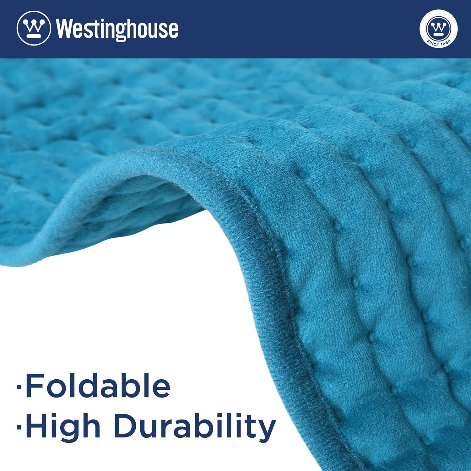 Electric Heating Pad Teal - Image 4