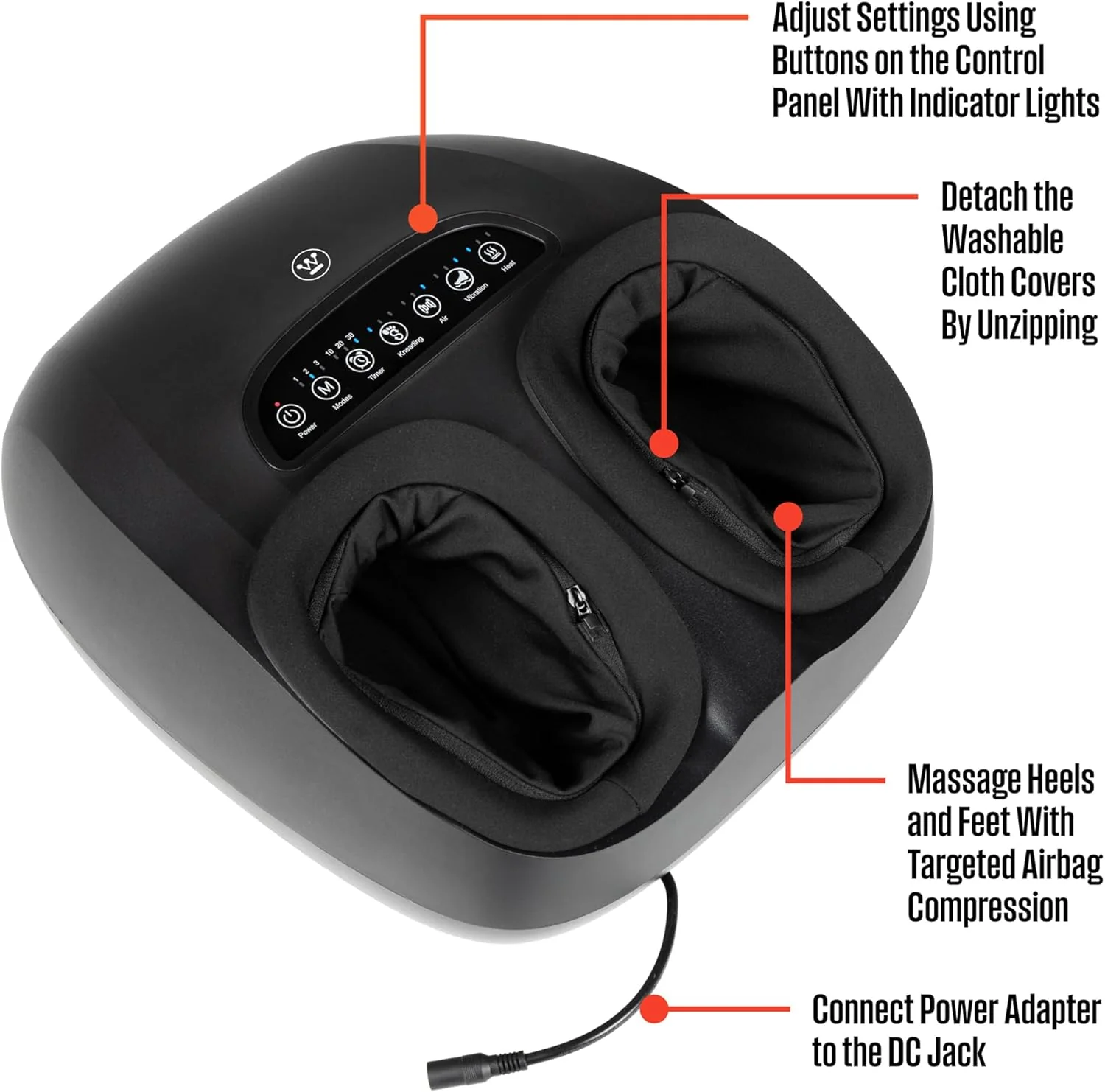 Foot Massager with Heat & Compression - Image 3