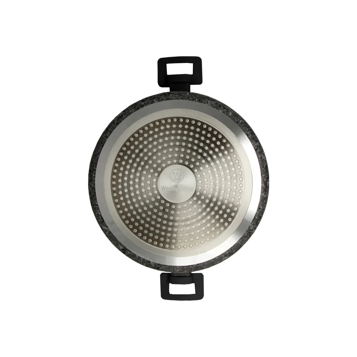 Gray Granite Marble Finish Casserole Pot(9.5") - Image 5