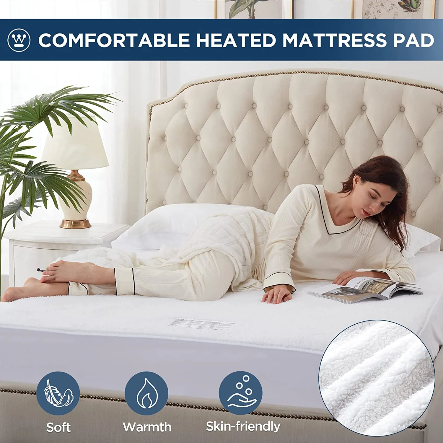 Heated Mattress Pad Sherpa - Image 5