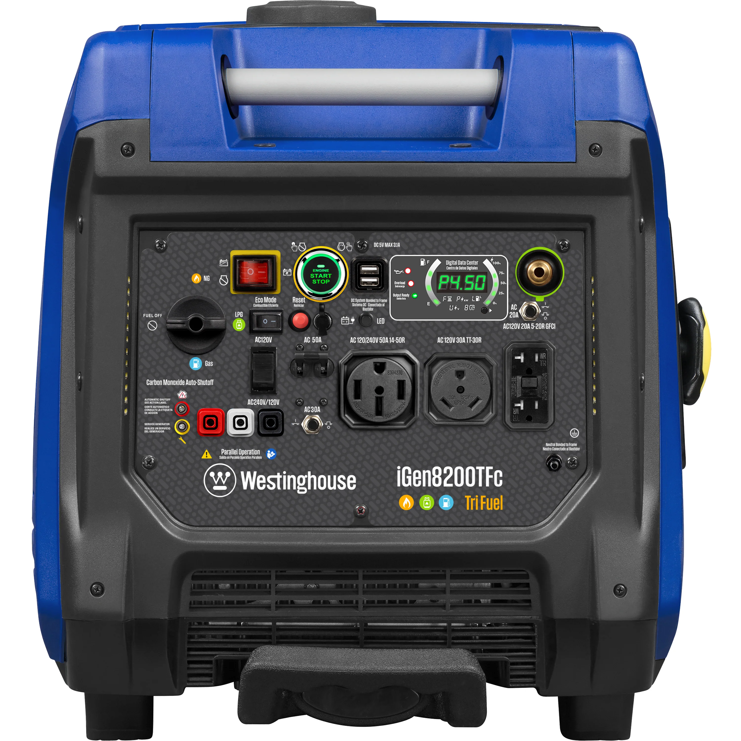 iGen8200TFc Inverter Generator - Tri-Fuel with CO Sensor - Image 11