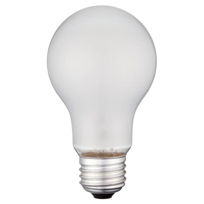 25 Watt A19 Incandescent Frost E26 (Medium) Base, 130 Volt, Box (4-Pack)