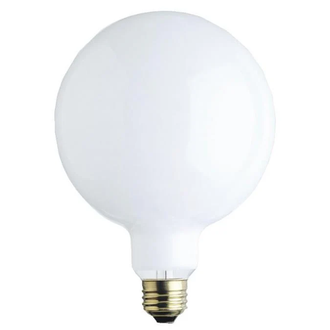 100 Watt G40 Incandescent White E26 (Medium) Base, 120 Volt, Box